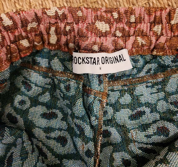 Rockstar Original Leopard Print Pants with Fringe Size M NWOT - Picture 6 of 6